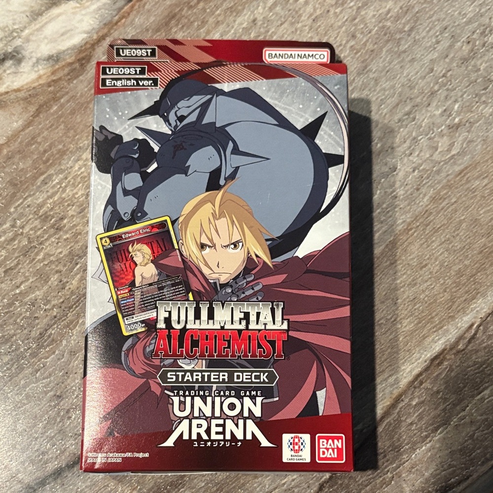 Bandai Fullmetal Alchemist Union Arena Starter Deck - Red
